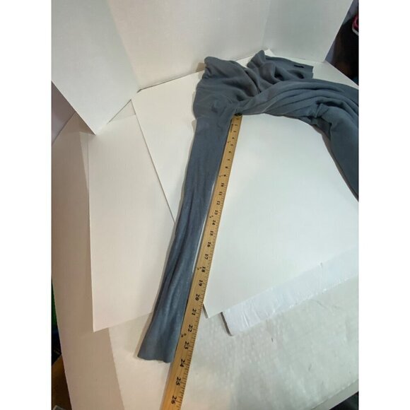 Lululemon Reflection Heather Gray Open Cardigan Wrap High Low Hem Women's Size 2 - Picture 8 of 9